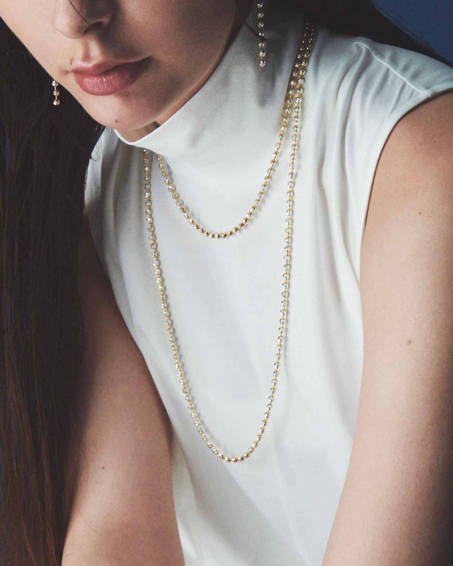 MIX BALL CHAIN NECKLACE