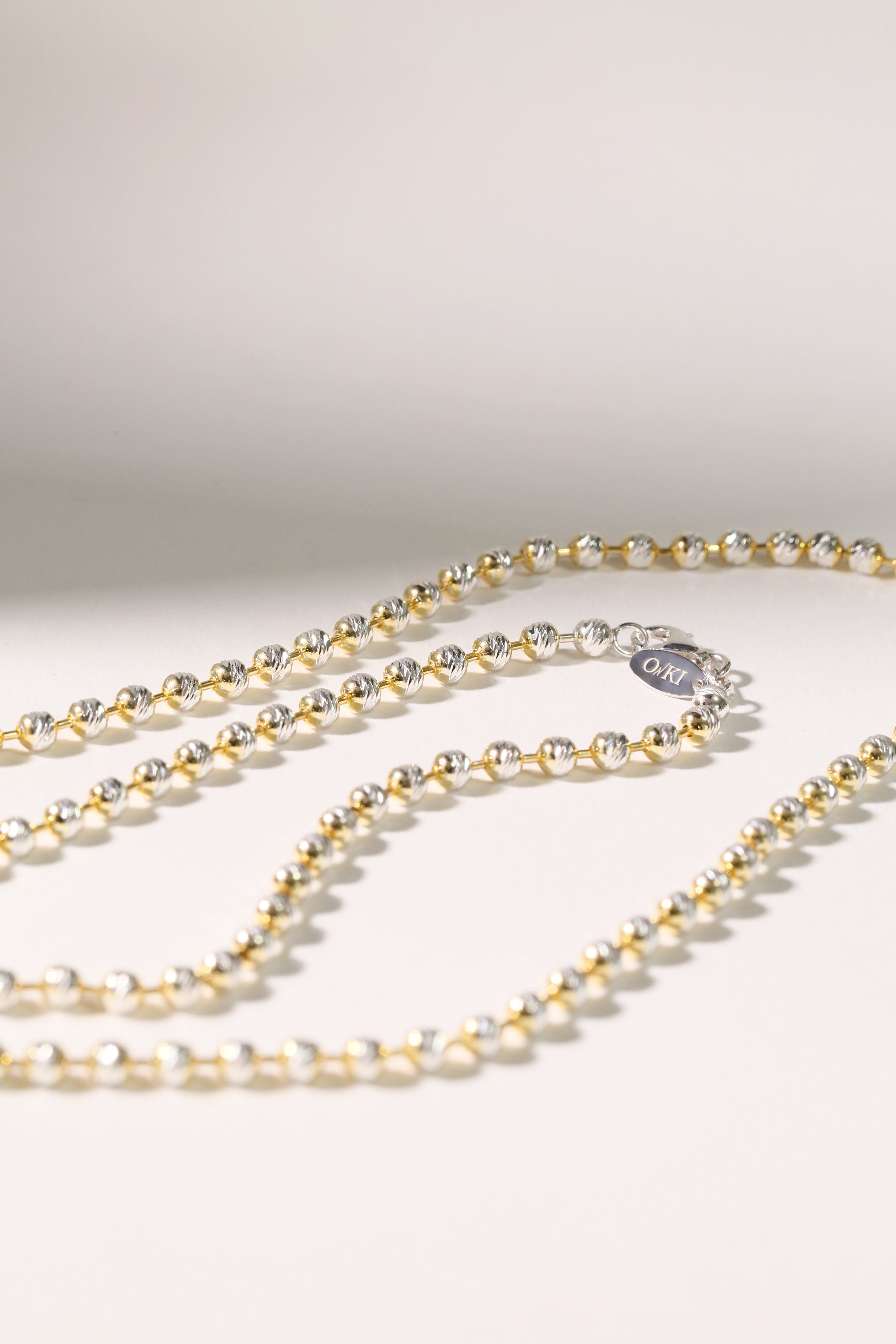 MIX BALL CHAIN NECKLACE – O→KI